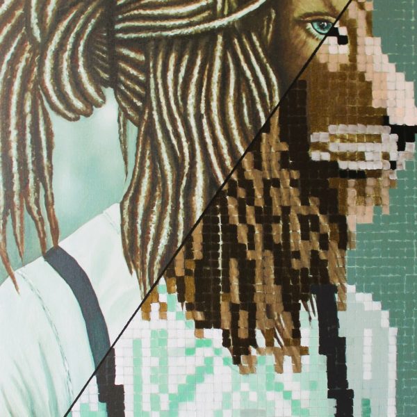 Art    Lion "tetris"